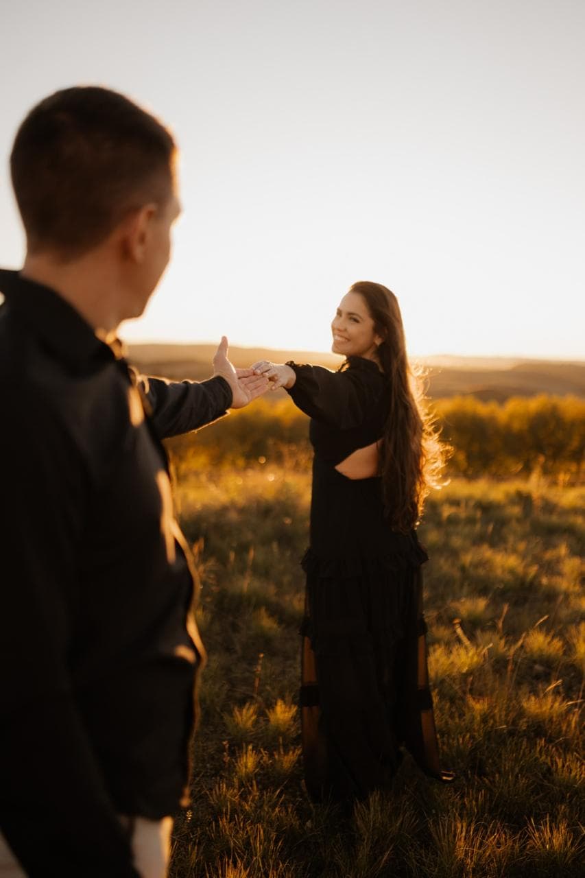 Foto de Eduarda Meneghetti e Lucas Marchetti