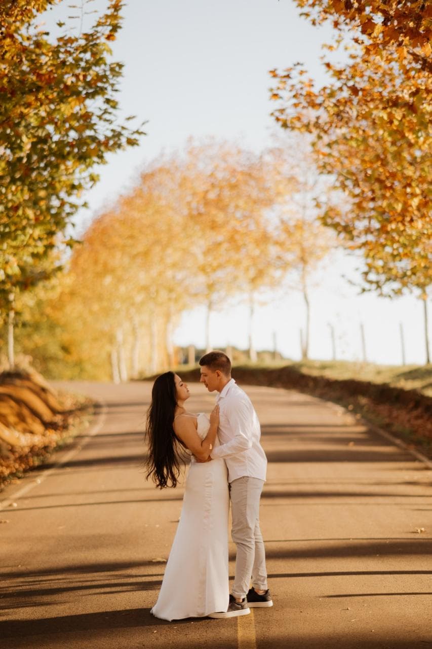 Foto de Eduarda Meneghetti e Lucas Marchetti